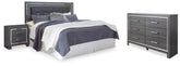 J&M Furniture - Ashley Furniture - Lodanna King/Cal King Panel Headboard, Dresser and Nightstand - King/Cal King Panel Headboard, Dresser and Nightstand - B214B34